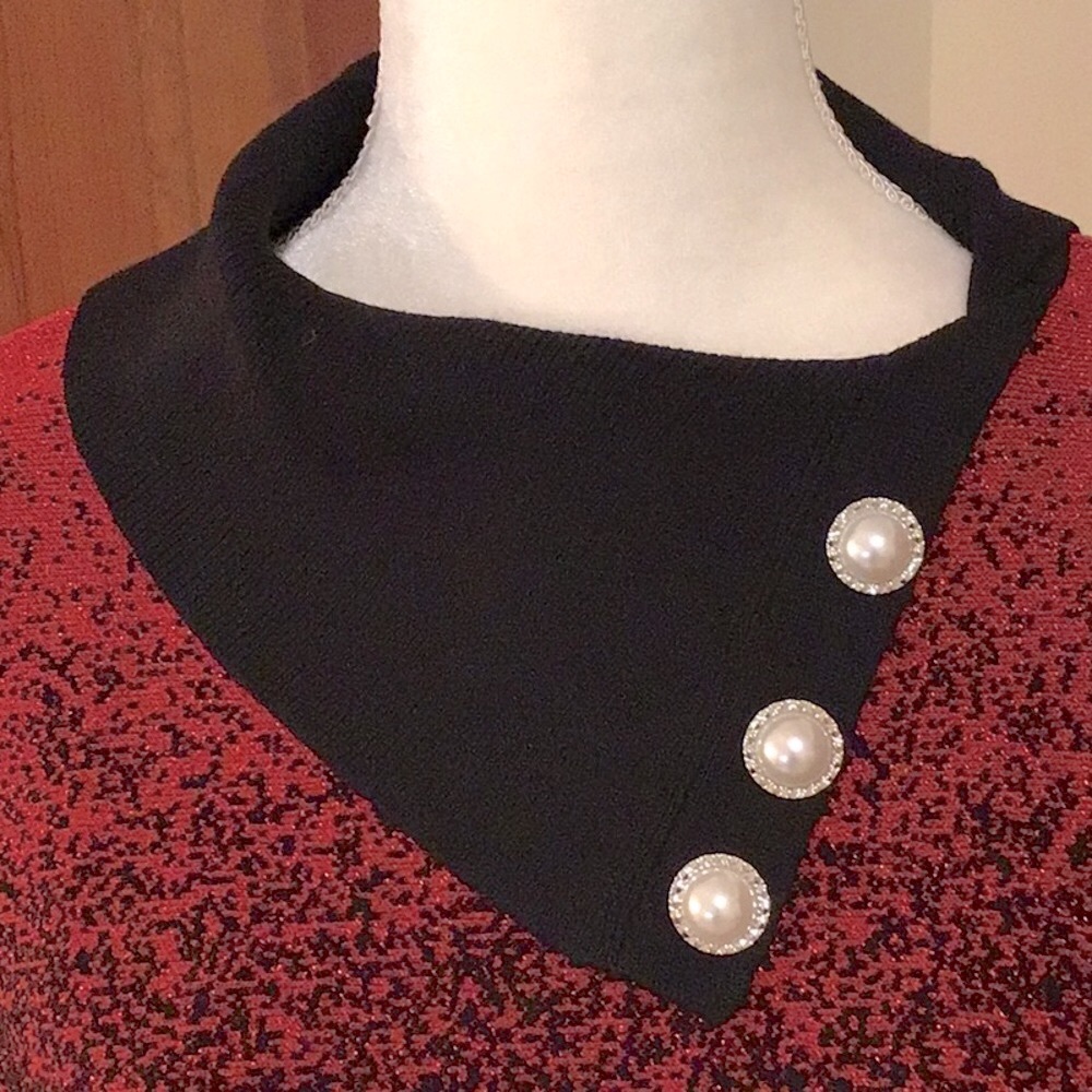 Adrienne Vittadini Holiday Sweater - Picture 2 of 5